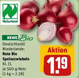 REWE REWE Bio Rote Bio Speisezwiebeln Angebot