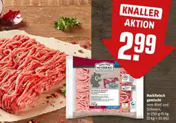 REWE Hackfleisch gemischt Angebot