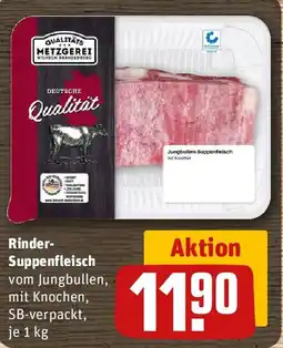 REWE Rinder- Suppenfleisch Angebot