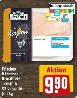 REWE Frisches Hähnchen- Brustfilet Angebot