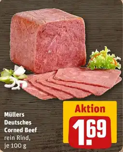 REWE Müllers Deutsches Corned Beef Angebot