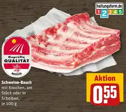 REWE Schweine-Bauch Angebot