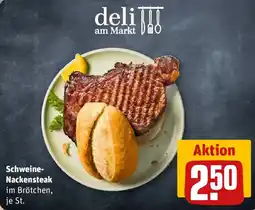 REWE Schweine- Nackensteak Angebot