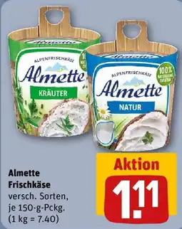 REWE Almette Frischkäse Angebot