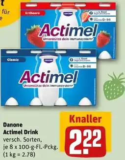REWE Danone Actimel Drink Angebot