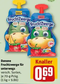 REWE Danone Fruchtzwerge für unterwegs Angebot
