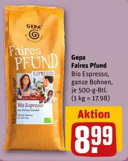 REWE Gepa Faires Pfund Angebot