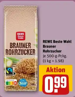 REWE REWE Beste Wahl Brauner Rohrzucker Angebot
