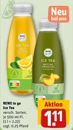 REWE REWE to go Ice Tea Angebot