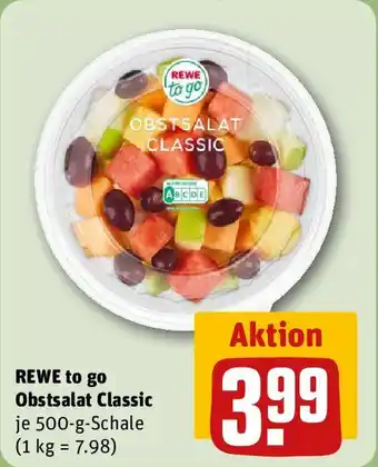 REWE REWE to go Obstsalat Classic Angebot