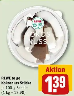 REWE REWE to go Kokosnuss Stücke Angebot