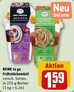 REWE REWE to go Frühstücksmüsli Angebot