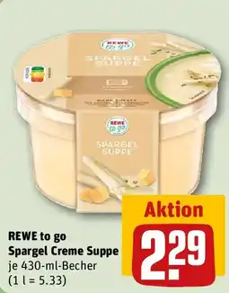 REWE REWE to go Spargel Creme Suppe Angebot