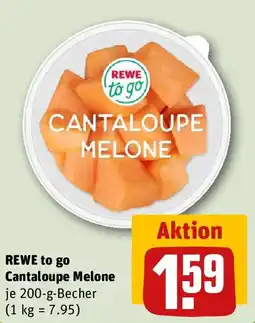 REWE REWE to go Cantaloupe Melone Angebot