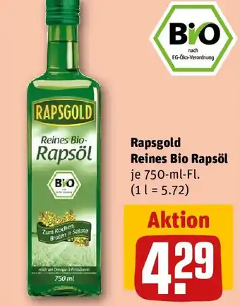 REWE Rapsgold Reines Bio Rapsöl Angebot