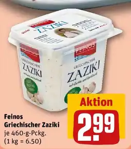 REWE Feinos Griechischer Zaziki Angebot