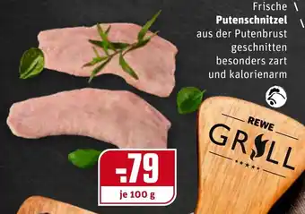 REWE Frische Putenschnitzel 100g Angebot