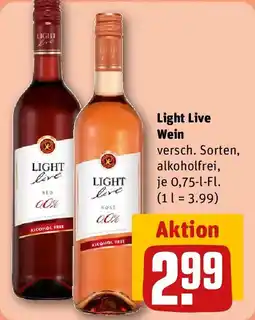 REWE Light Live Wein Angebot