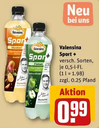 REWE Valensina Sport + Angebot
