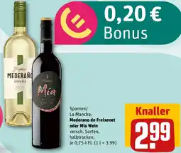 REWE Mederano de Freixenet oder Mia Wein Angebot
