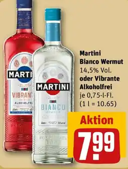 REWE Martini Bianco Wermut oder Vibrante Alkoholfrei Angebot