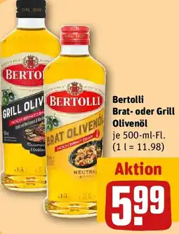 REWE Bertolli Brat- oder Grill Olivenöl Angebot