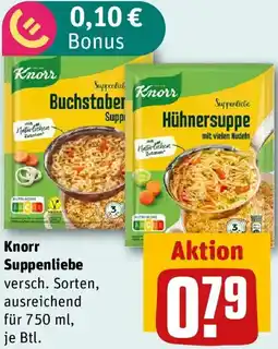 REWE Knorr Suppenliebe Angebot