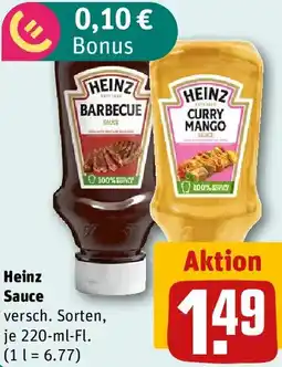 REWE Heinz Sauce Angebot