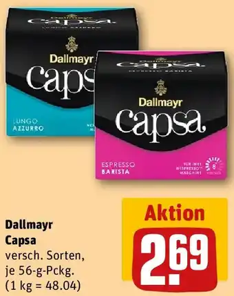REWE Dallmayr Capsa Angebot