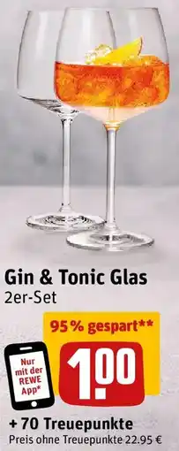 REWE Gin & Tonic Glas Angebot