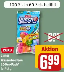 REWE ZURU Wasserbomben 100er-Pack Angebot