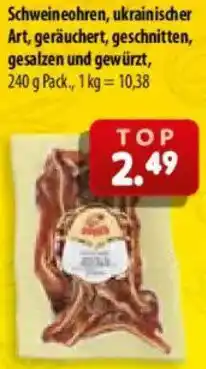 Mix Markt Schweineohren, ukrainischer Art, geräuchert Angebot