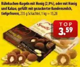 Mix Markt Rührkuchen-Kugeln mit Honig (2,9%), oder mit Honig und Kakao Angebot