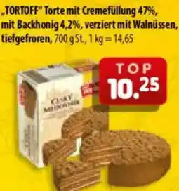 Mix Markt TORTOFF Torte mit Cremefüllung 47% Angebot