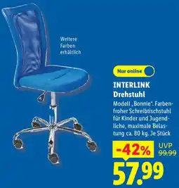 Lidl INTERLINK Drehstuhl Angebot