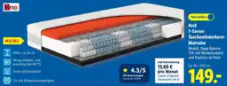 Lidl Hn8 7-Zonen Taschenfederkern Matratze Angebot