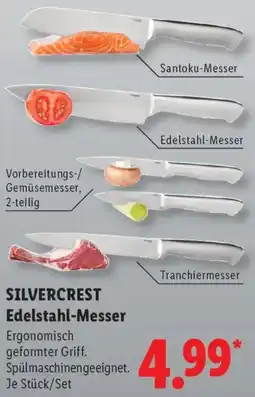 Lidl SILVERCREST Edelstahl-Messer Angebot