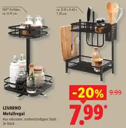 Lidl LIVARNO Metallregal Angebot