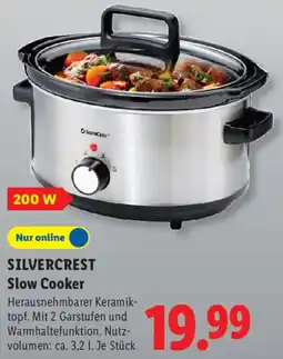 Lidl SILVERCREST Slow Cooker Angebot