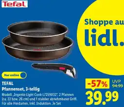 Lidl TEFAL Pfannenset, 3-teilig Angebot
