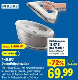 Lidl PHILIPS Dampfbügelstation Angebot
