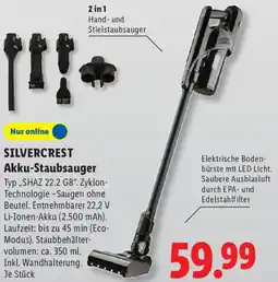 Lidl SILVERCREST Akku-Staubsauger Angebot