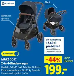 Lidl MAXI COSI 2-in-1-Kinderwagen Angebot