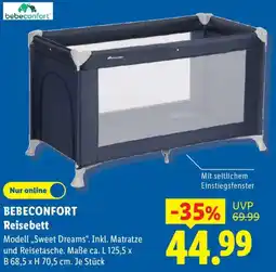 Lidl BEBECONFORT Reisebett Angebot