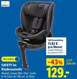 Lidl SAFETY 1st Kinderautositz Angebot