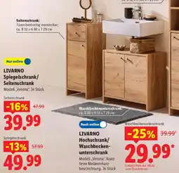 Lidl LIVARNO Spiegelschrank/ Seitenschrank Angebot