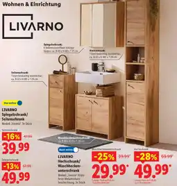Lidl LIVARNO Hochschrank/ Waschbeckenunterschrank Angebot