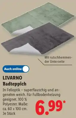 Lidl LIVARNO Badteppich Angebot