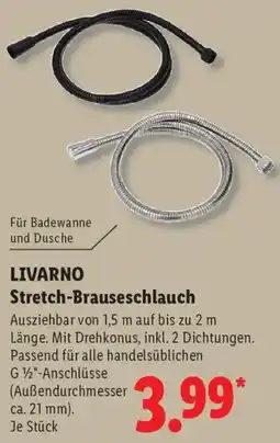 Lidl LIVARNO Stretch-Brauseschlauch Angebot