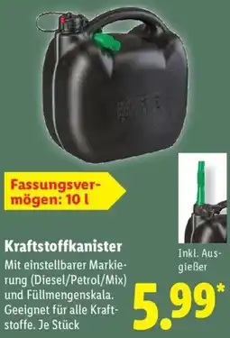 Lidl Kraftstoffkanister Angebot